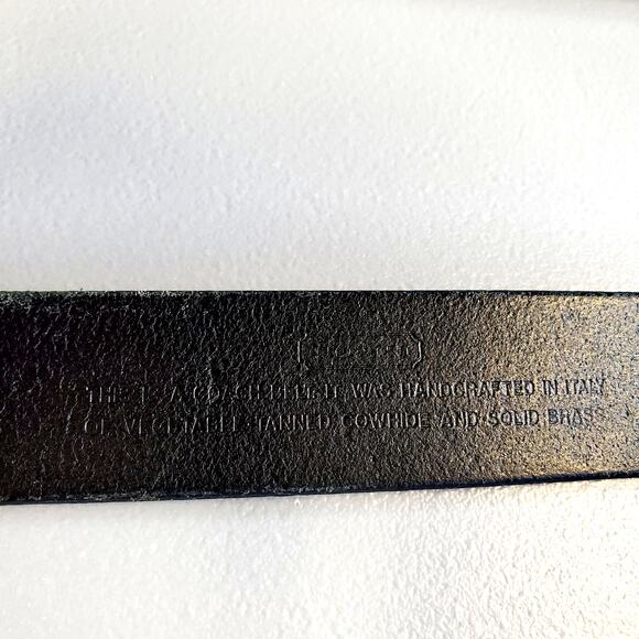 Coach Retro Brown Leather Belt with Solid Brass Square Buckle Size Large - Picture 7 of 10